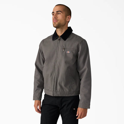Dickies Blanket Lined Duck Canvas Jacket-A8DEV- Brown Duck