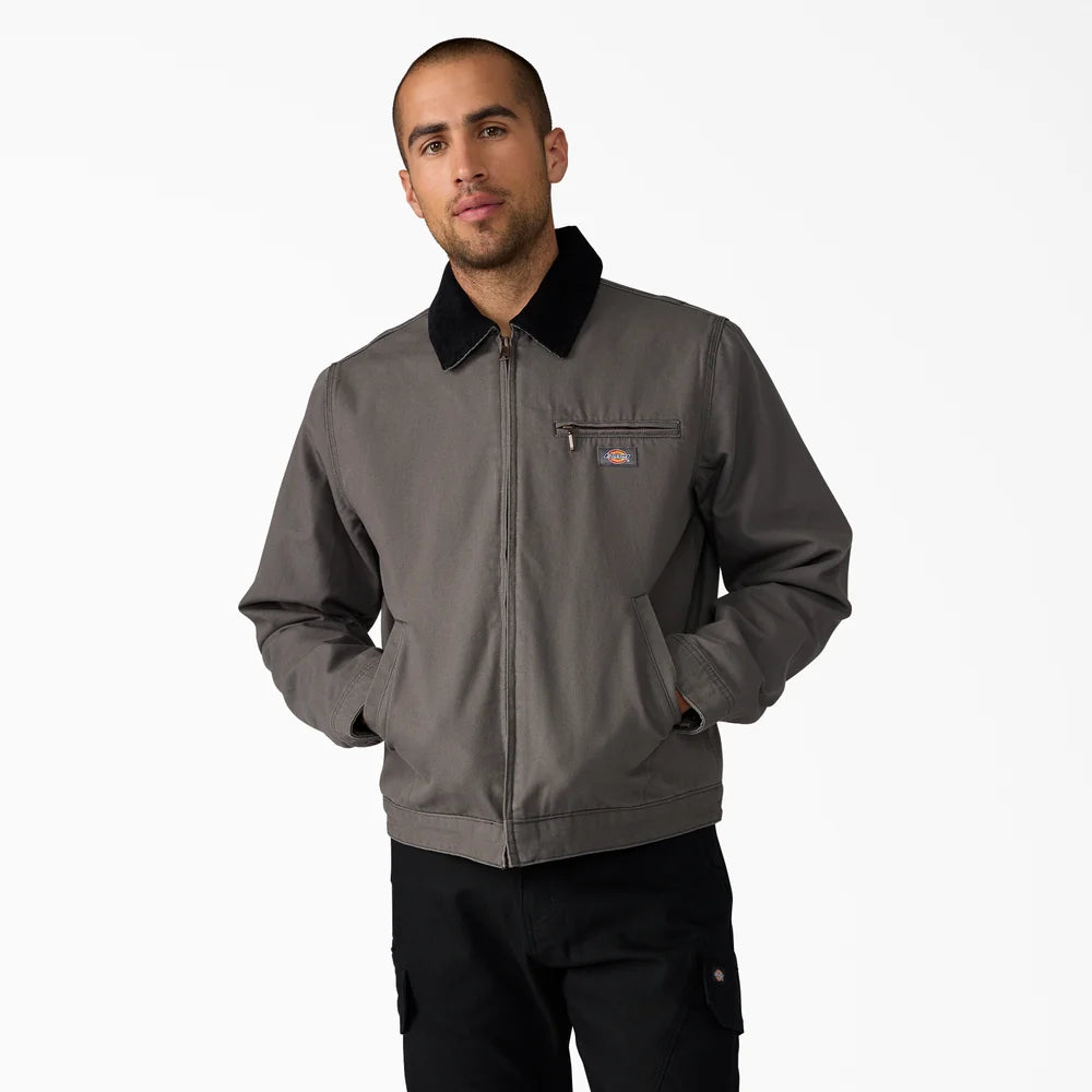 Dickies Blanket Lined Duck Canvas Jacket-A8DEV- Brown Duck