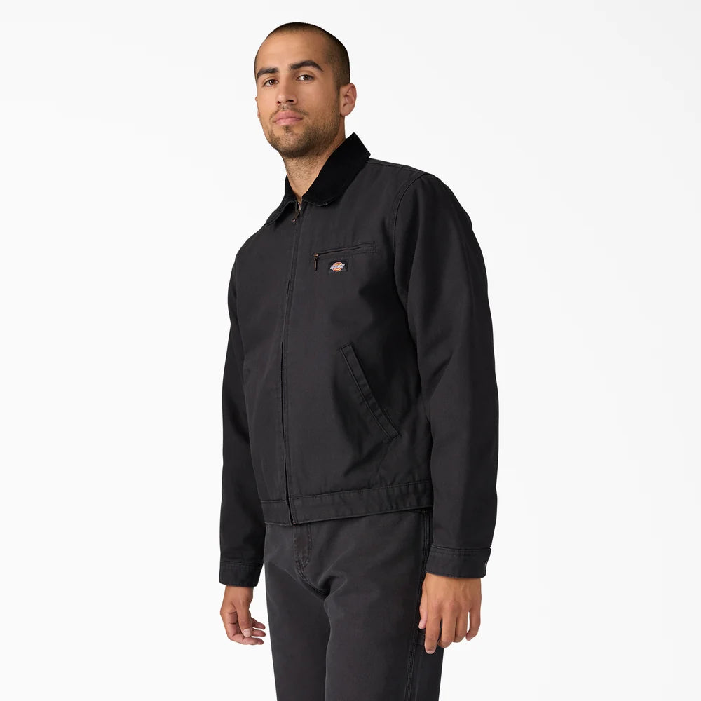 Dickies Blanket Lined Duck Canvas Jacket-A8DEV- Brown Duck