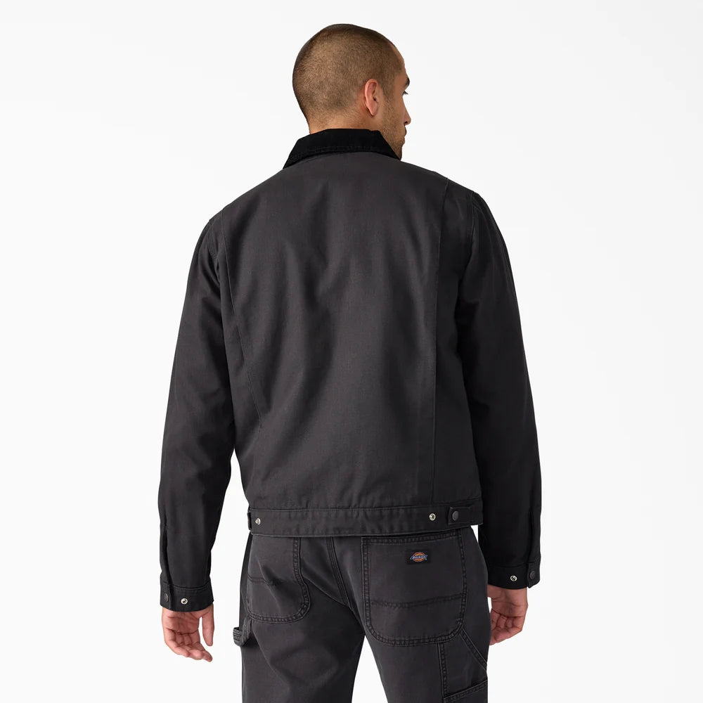 Dickies Blanket Lined Duck Canvas Jacket-A8DEV- Brown Duck
