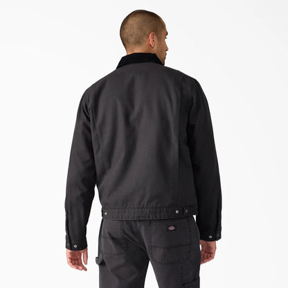 Dickies Blanket Lined Duck Canvas Jacket-A8DEV- Brown Duck