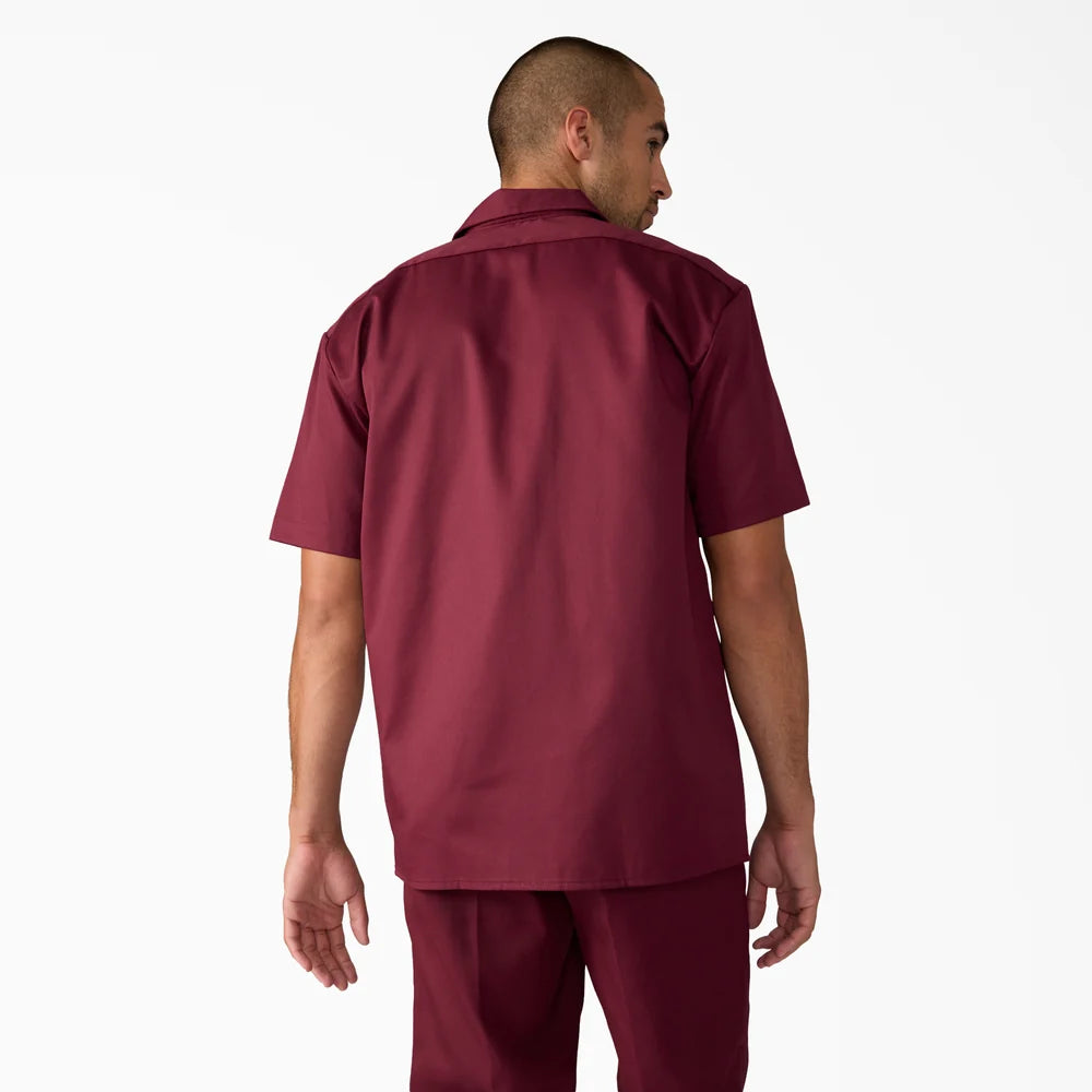 Dickies Short Sleeve Work Shirt-D1574-Mushroom
