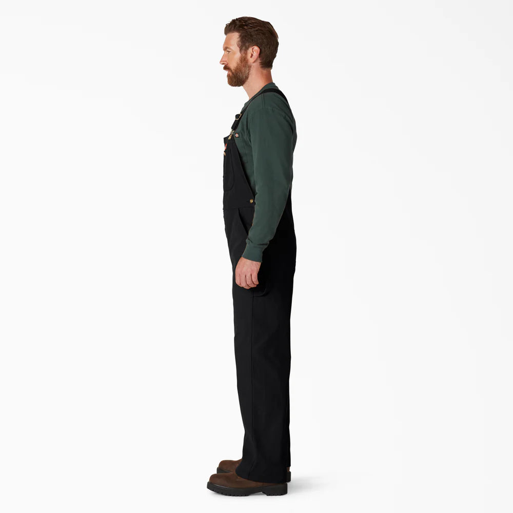Dickies Classic Bib Overalls - Rinsed Black- DB100