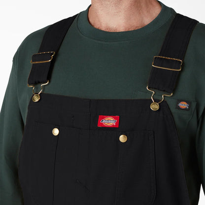 Dickies Classic Bib Overalls - Rinsed Black- DB100