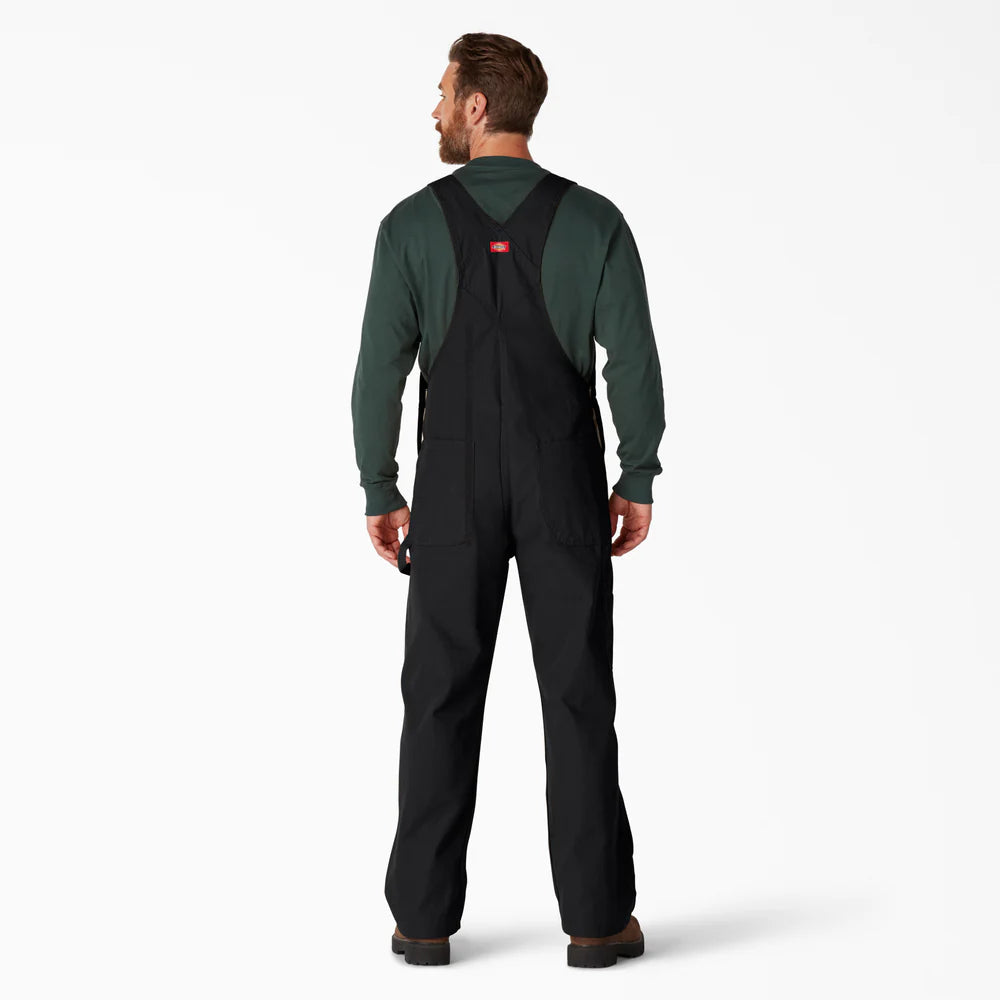 Dickies Classic Bib Overalls - Rinsed Black- DB100