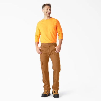 Dickies FLEX DuraTech Relaxed Fit Duck Cargo Pants-A876I- Brown Duck