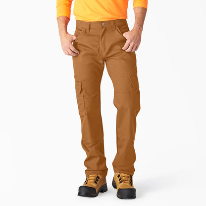 Dickies FLEX DuraTech Relaxed Fit Duck Cargo Pants-A876I- Brown Duck