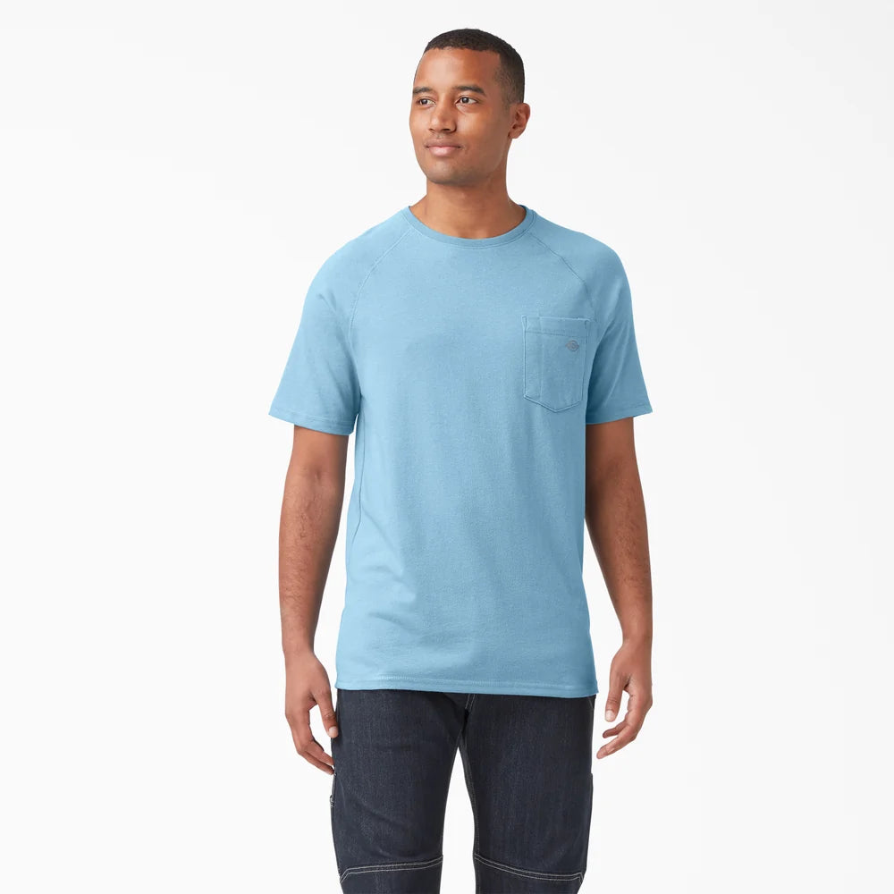 Dickies Cooling Short Sleeve Pocket T-Shirt-DUSTY BLUE-DSS600
