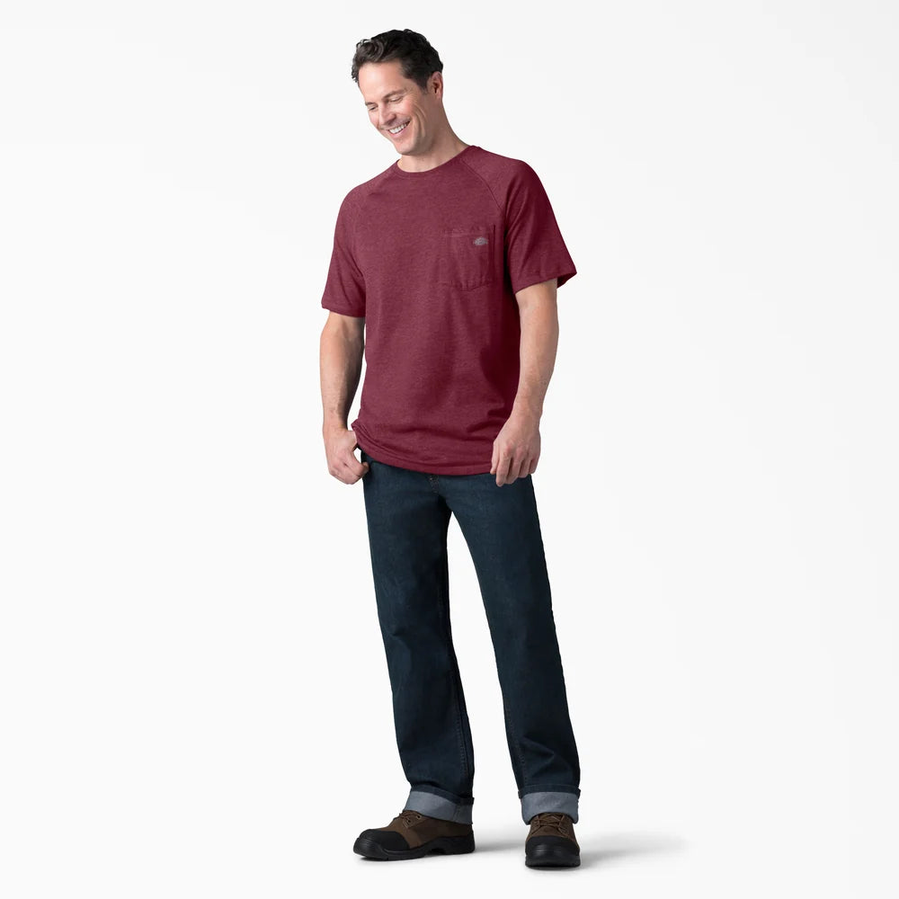Dickies Cooling Short Sleeve Pocket T-Shirt-DUSTY BLUE-DSS600
