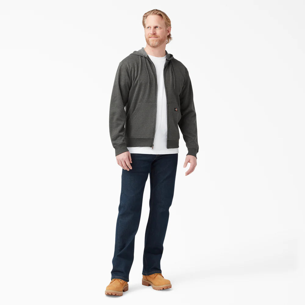 Dickies 保暖内衬羊毛拉链连帽衫