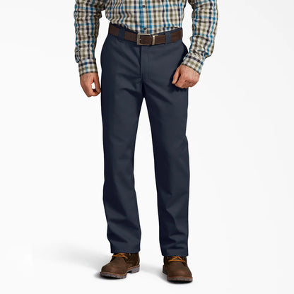 Dickies MENS REGULAR FIT ACTIVE WAIST WORK PANT (WP840)-A875D-0DN(Dark Navy)