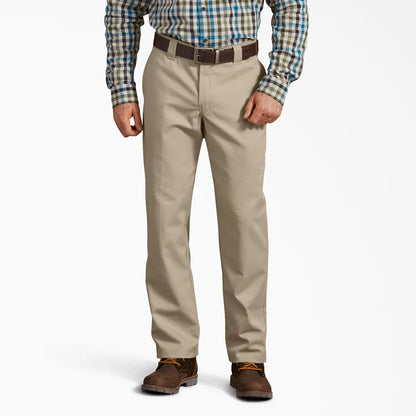 Dickies MENS REGULAR FIT ACTIVE WAIST WORK PANT (WP840)-A875D-0DS(DESERT SAND)