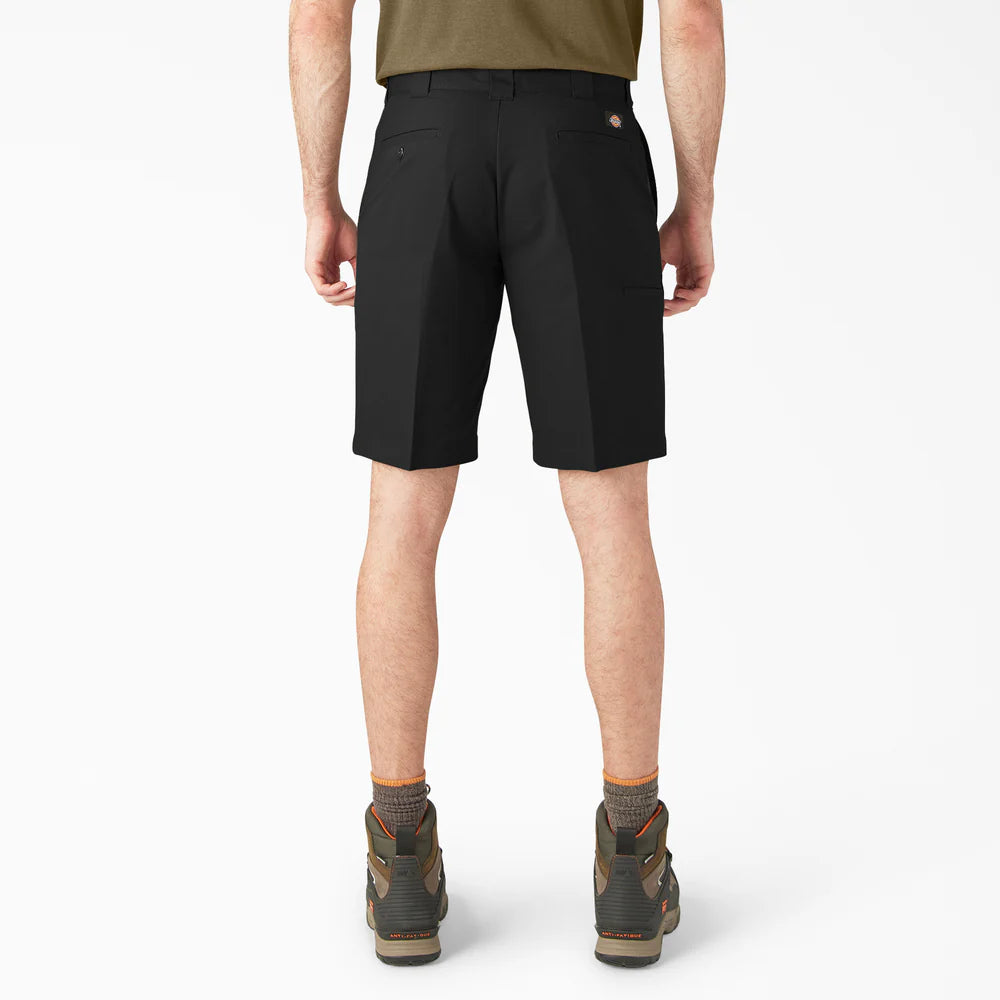 Dickies FLEX Relaxed Fit Work Shorts, 11"-A875Y-BLK(Black)