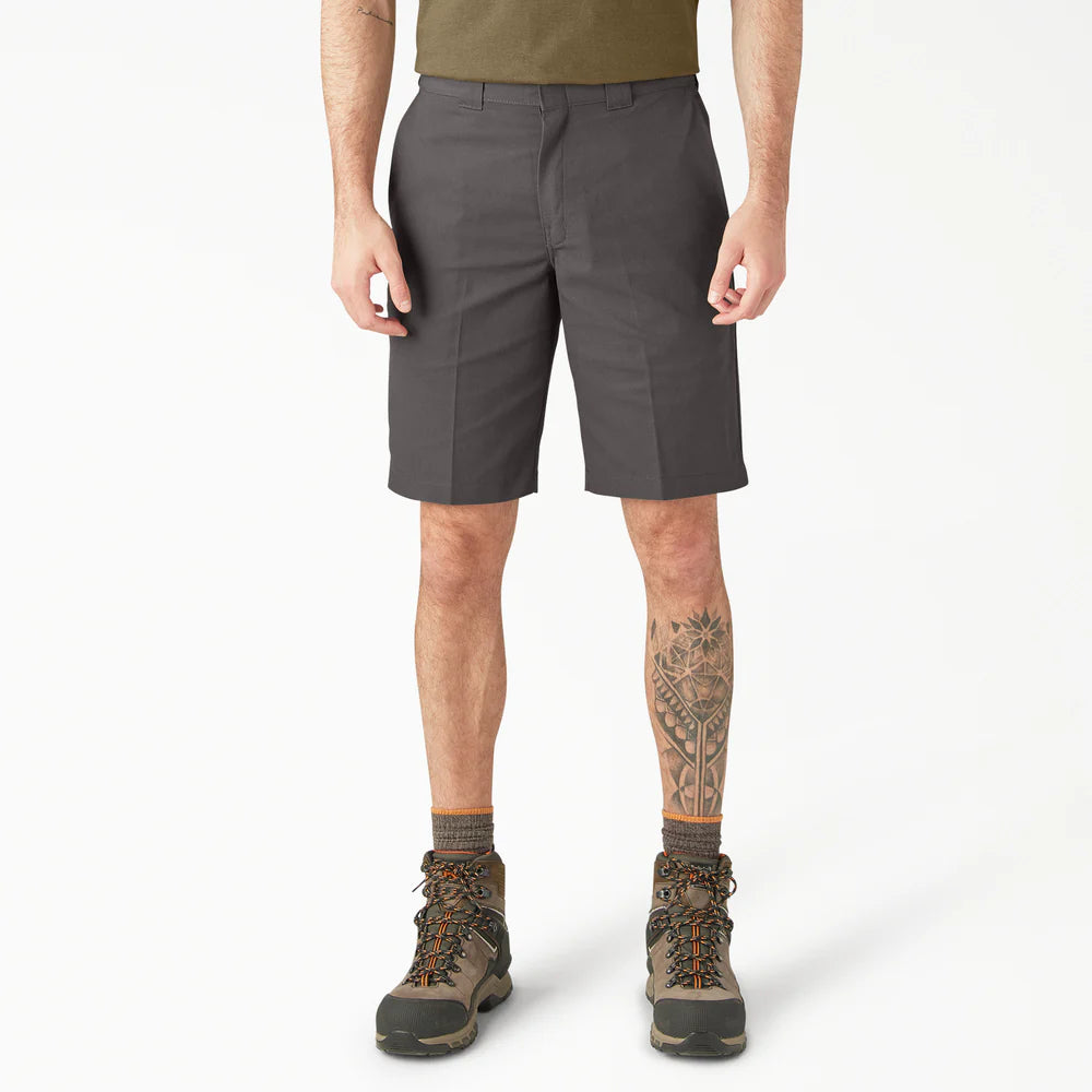 Dickies FLEX Relaxed Fit Work Shorts, 11"-A875Y-VG(Gravel Gray)