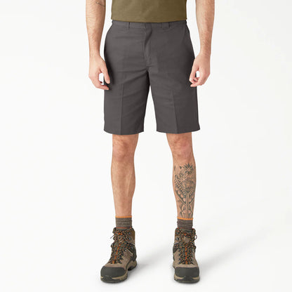 Dickies FLEX Relaxed Fit Work Shorts, 11"-A875Y-VG(Gravel Gray)