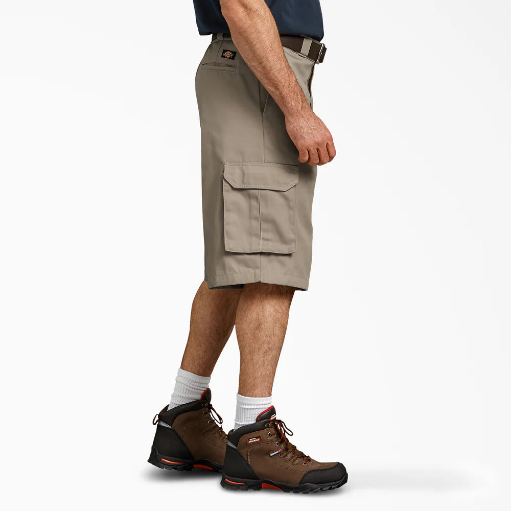 Dickies FLEX Loose Fit Cargo Work Shorts, 13"- A875J-0DS(DESERT SAND)
