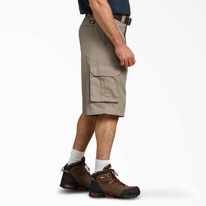 Dickies FLEX Loose Fit Cargo Work Shorts, 13"- A875J-0DS(DESERT SAND)