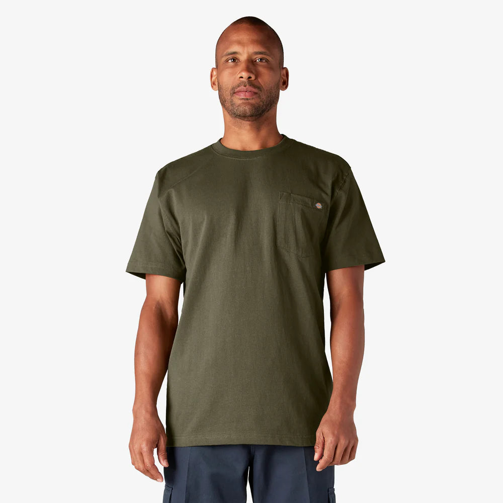 Dickies Heavyweight Short Sleeve Pocket T-Shirt-WS450-Black