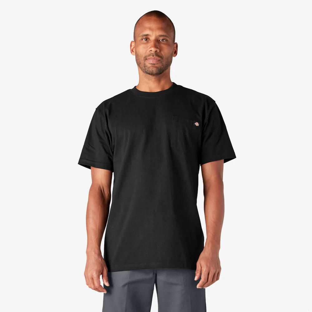 Dickies Heavyweight Short Sleeve Pocket T-Shirt-WS450-Black