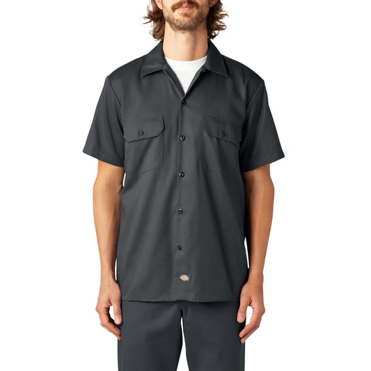 Dickies FLEX Slim Fit Short Sleeve Work Shirt-A875V-0CH(Charcoal)