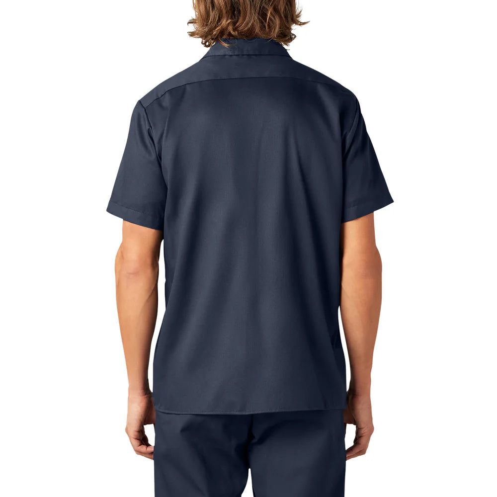 Dickies FLEX Slim Fit Short Sleeve Work Shirt-A875V-0DN(Dark Navy)