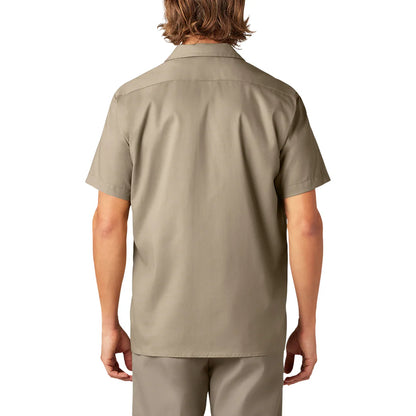 Dickies FLEX Slim Fit Short Sleeve Work Shirt-A875V-0DS(DESERT SAND)
