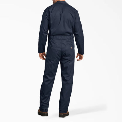 Dickies MENS L/S FLEX COVERALL - Dark Navy 48274
