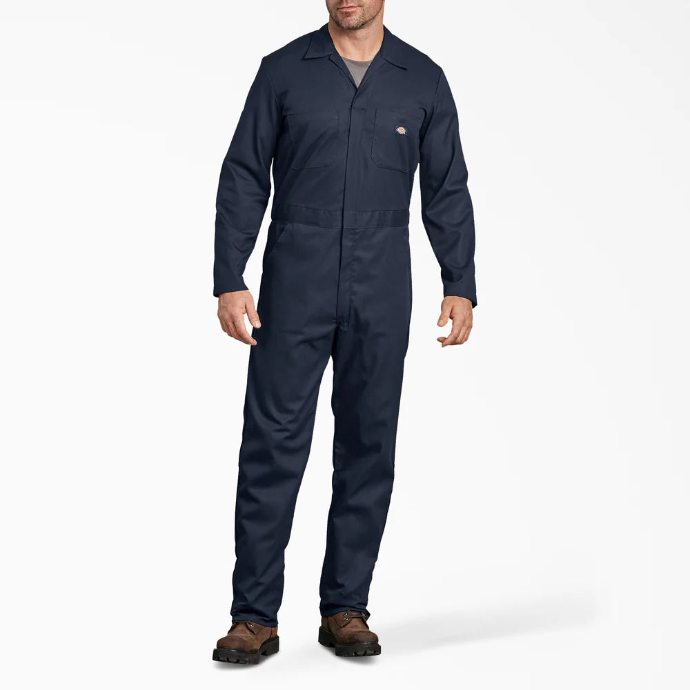Dickies MENS L/S FLEX COVERALL - Dark Navy 48274
