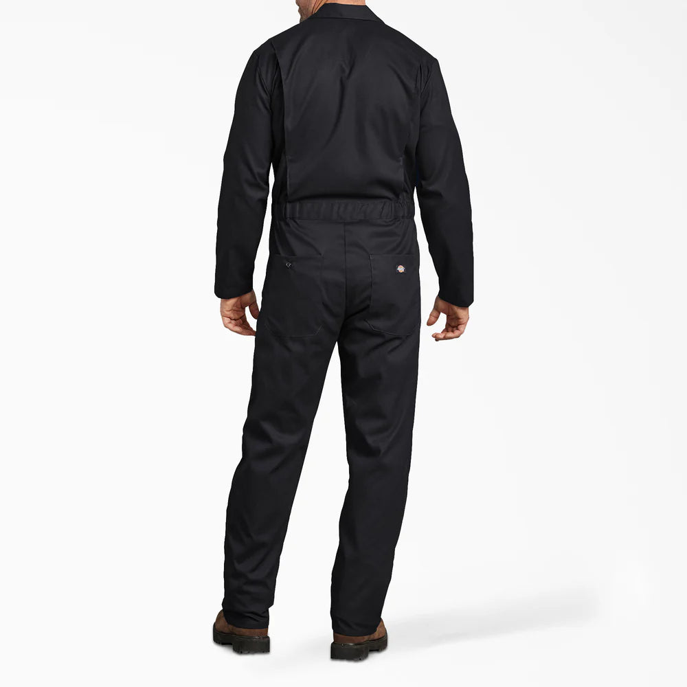 Dickies MENS L/S FLEX COVERALL - Black 48274