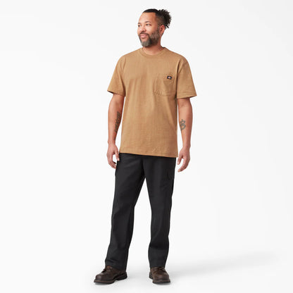 Dickies Heavyweight Heathered Short Sleeve Pocket T-Shirt - WS450H-Hunter Green Heather