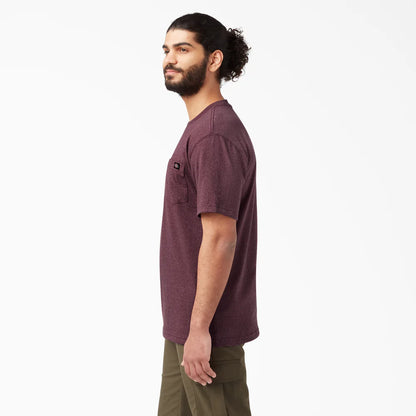 Dickies Heavyweight Heathered Short Sleeve Pocket T-Shirt - WS450H-Hunter Green Heather