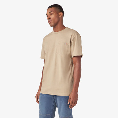 Dickies Heavyweight Heathered Short Sleeve Pocket T-Shirt - WS450H-Hunter Green Heather