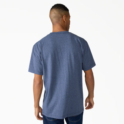 Dickies Heavyweight Heathered Short Sleeve Pocket T-Shirt - WS450H-Hunter Green Heather