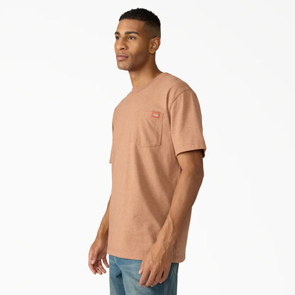 Dickies Heavyweight Heathered Short Sleeve Pocket T-Shirt - WS450H-Hunter Green Heather