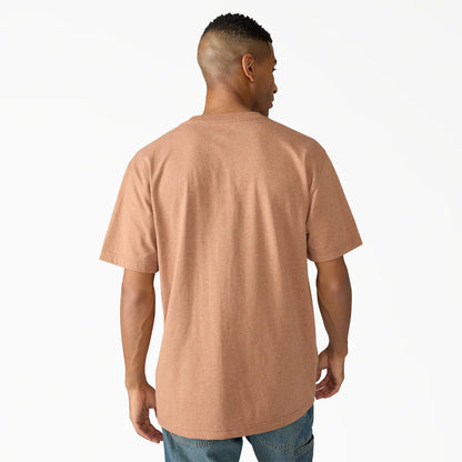 Dickies Heavyweight Heathered Short Sleeve Pocket T-Shirt - WS450H-Hunter Green Heather