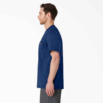 Dickies Heavyweight Heathered Short Sleeve Pocket T-Shirt - WS450H-Hunter Green Heather