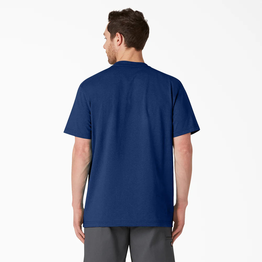 Dickies Heavyweight Heathered Short Sleeve Pocket T-Shirt - WS450H-Hunter Green Heather