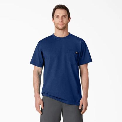 Dickies Heavyweight Heathered Short Sleeve Pocket T-Shirt - WS450H-Hunter Green Heather