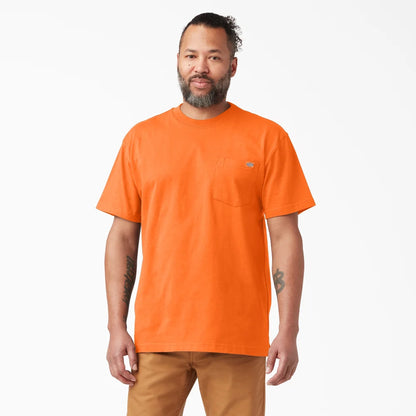 Dickies Heavyweight Neon Short Sleeve Pocket T-Shirt-WS450N- Bright Orange