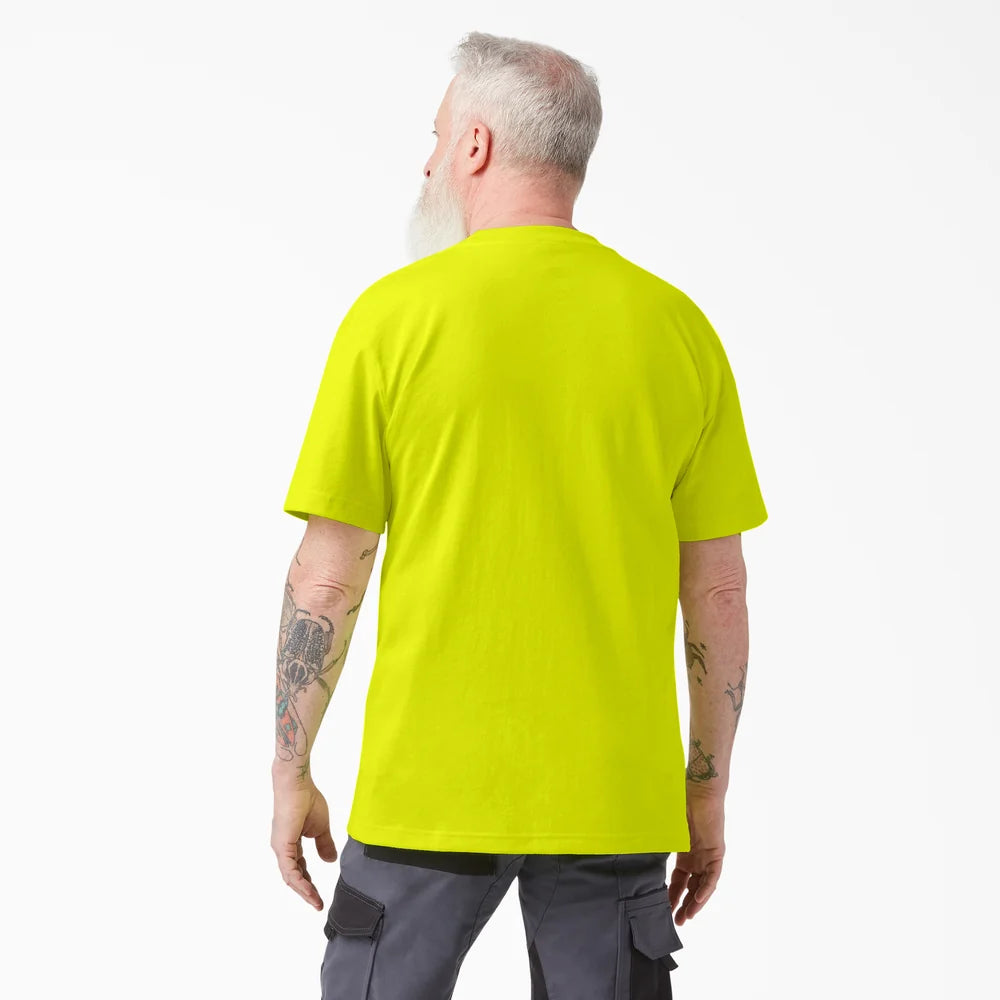 Dickies Heavyweight Neon Short Sleeve Pocket T-Shirt-WS450N- Bright Orange