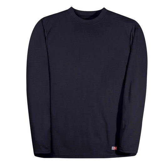 Big Bill Flame Resistant Lightweight Air Flow Long Sleeve T-shirt - Navy -DW3VT5