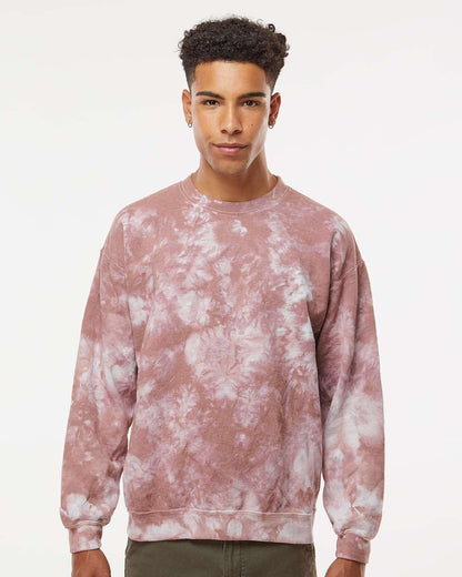 Dyenomite Blended Tie-Dyed Crewneck Sweatshirt