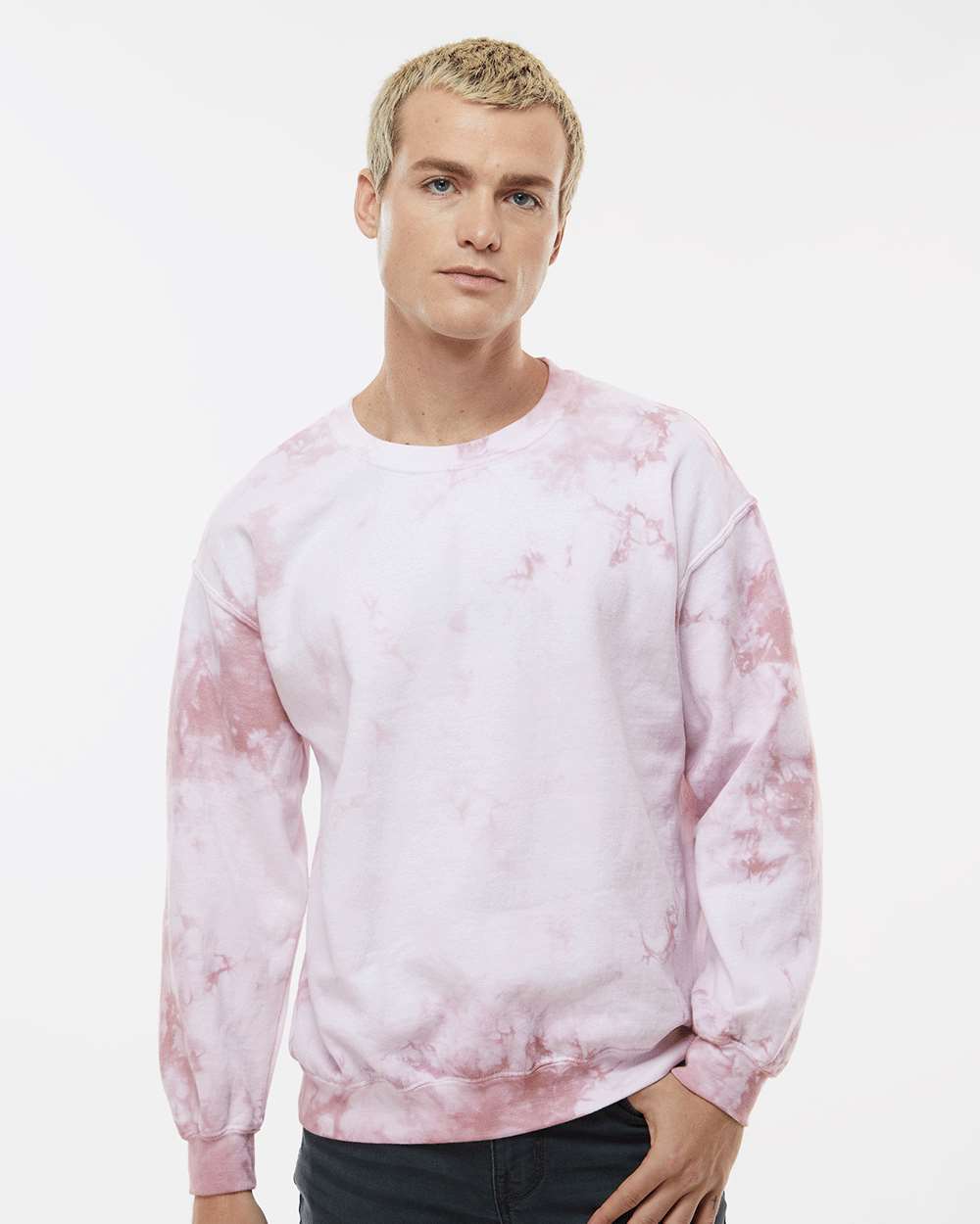 Dyenomite Blended Tie-Dyed Crewneck Sweatshirt