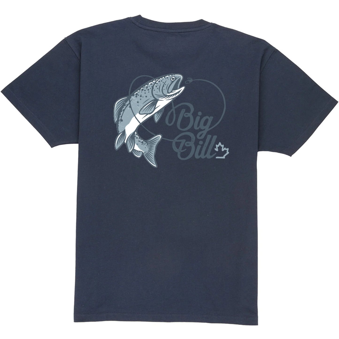 Big Bill Short-Sleeve Fishing Graphic T-shirt -F180B