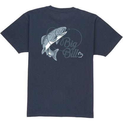 Big Bill Short-Sleeve Fishing Graphic T-shirt -F180B
