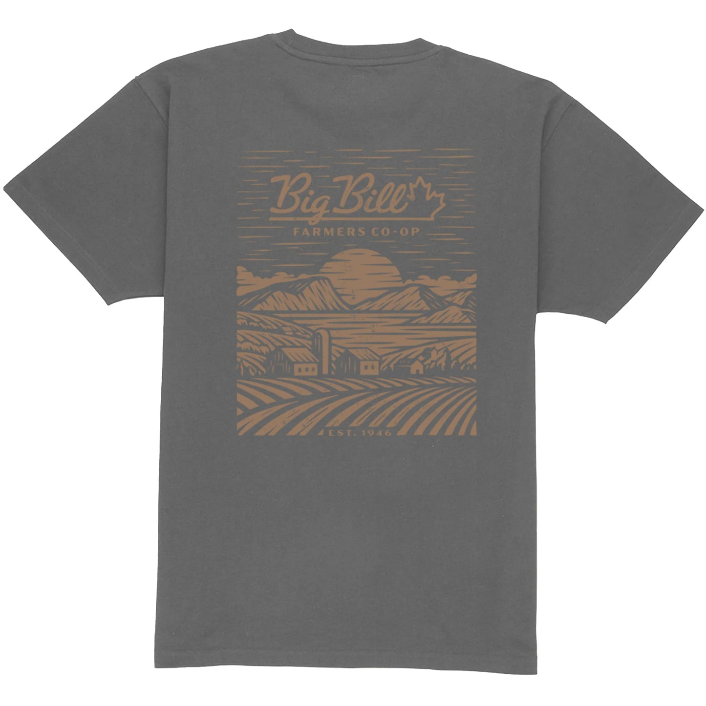 Big Bill Short-Sleeve Farming Graphic T-shirt -FC180B