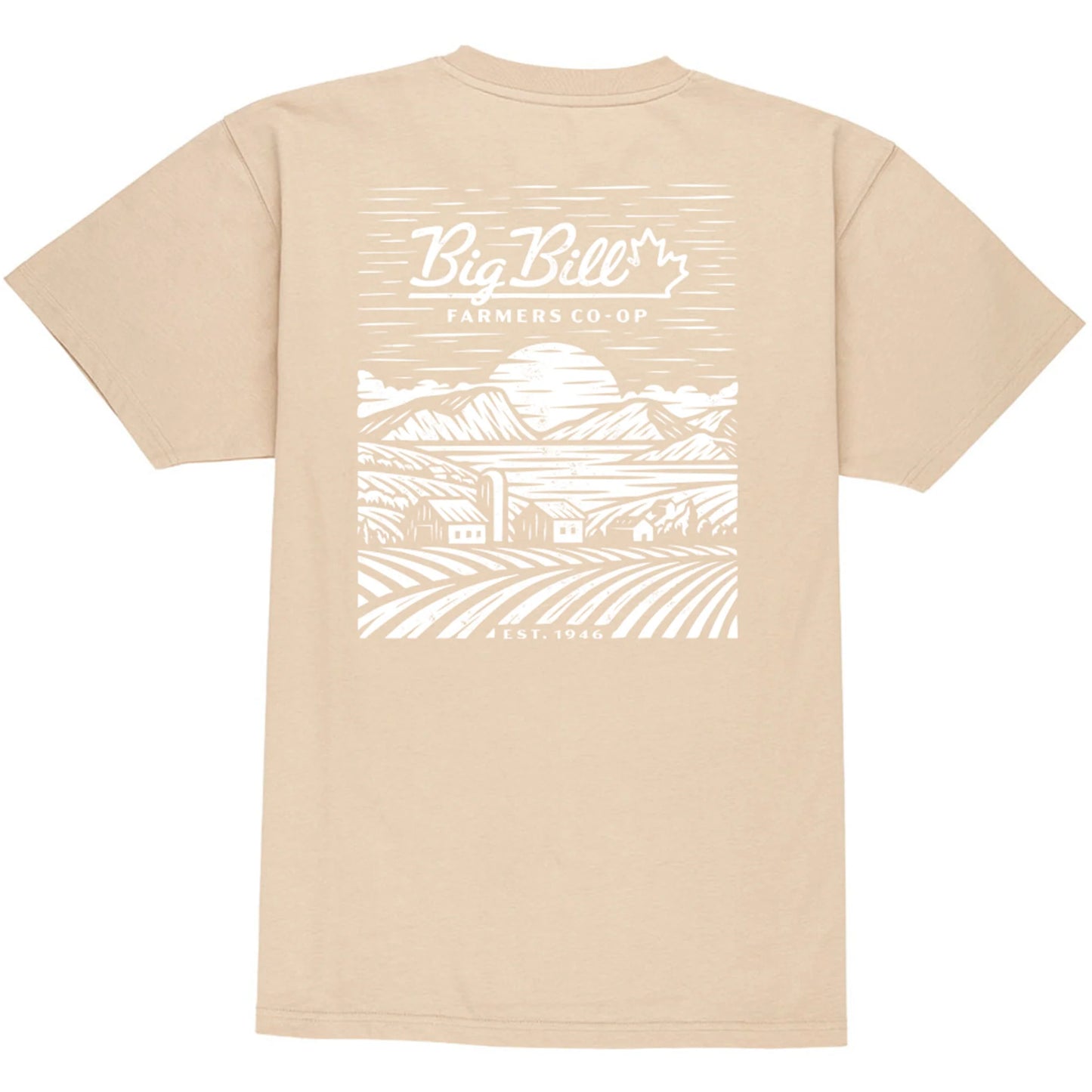 Big Bill Heavyweight Short-Sleeve Farming Graphic T-shirt -FC180