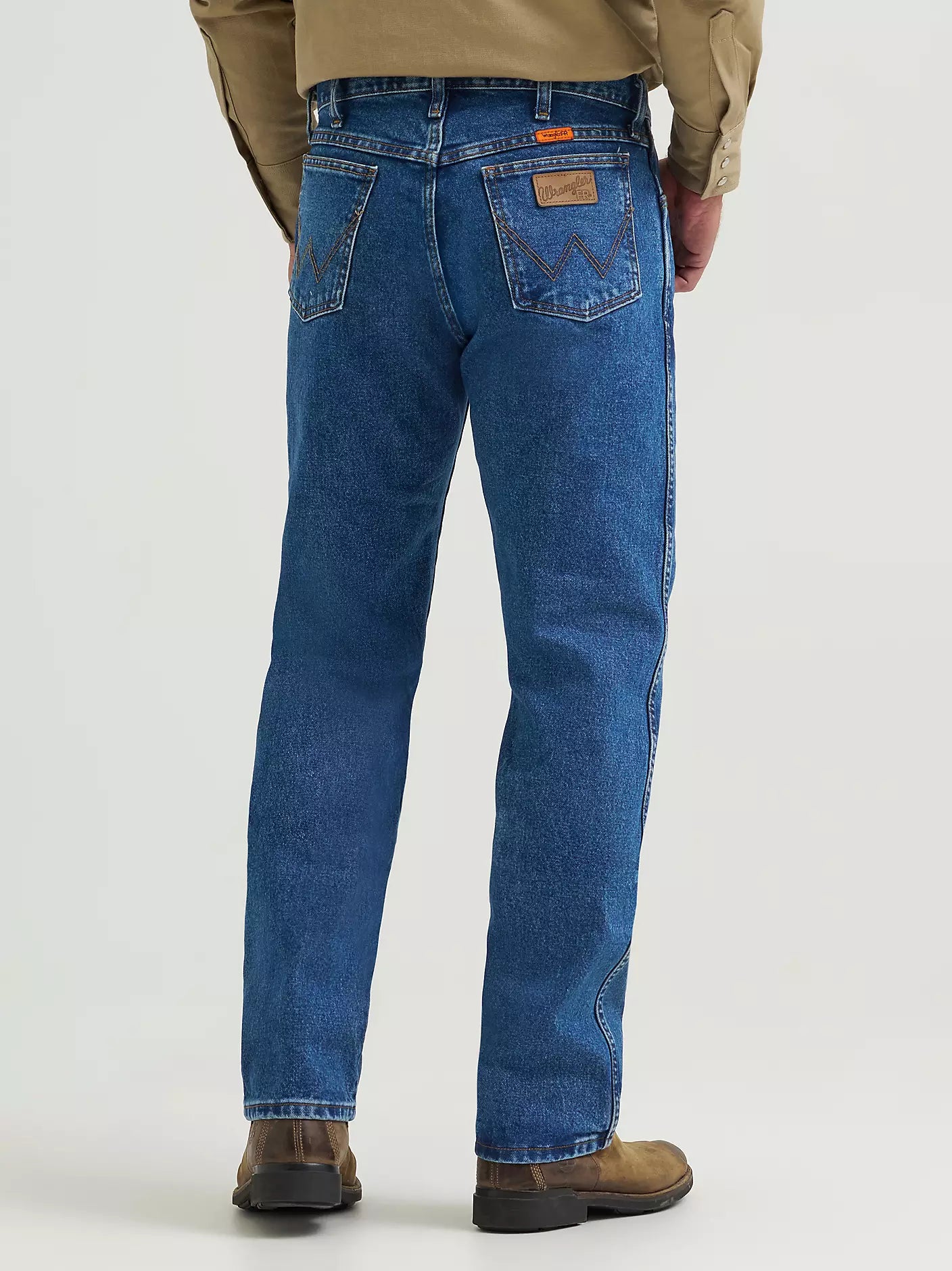 Wrangler® Flame Resistant Denim Original Fit Jean - Stonewash - FR13MMS