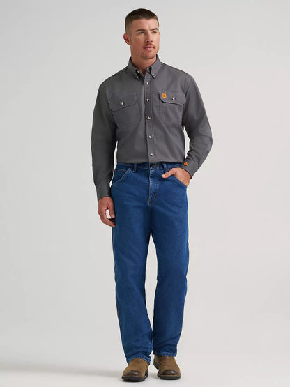 Wrangler® Flame Resistant Denim Carpenter Jean - Stonewash - FR3W020