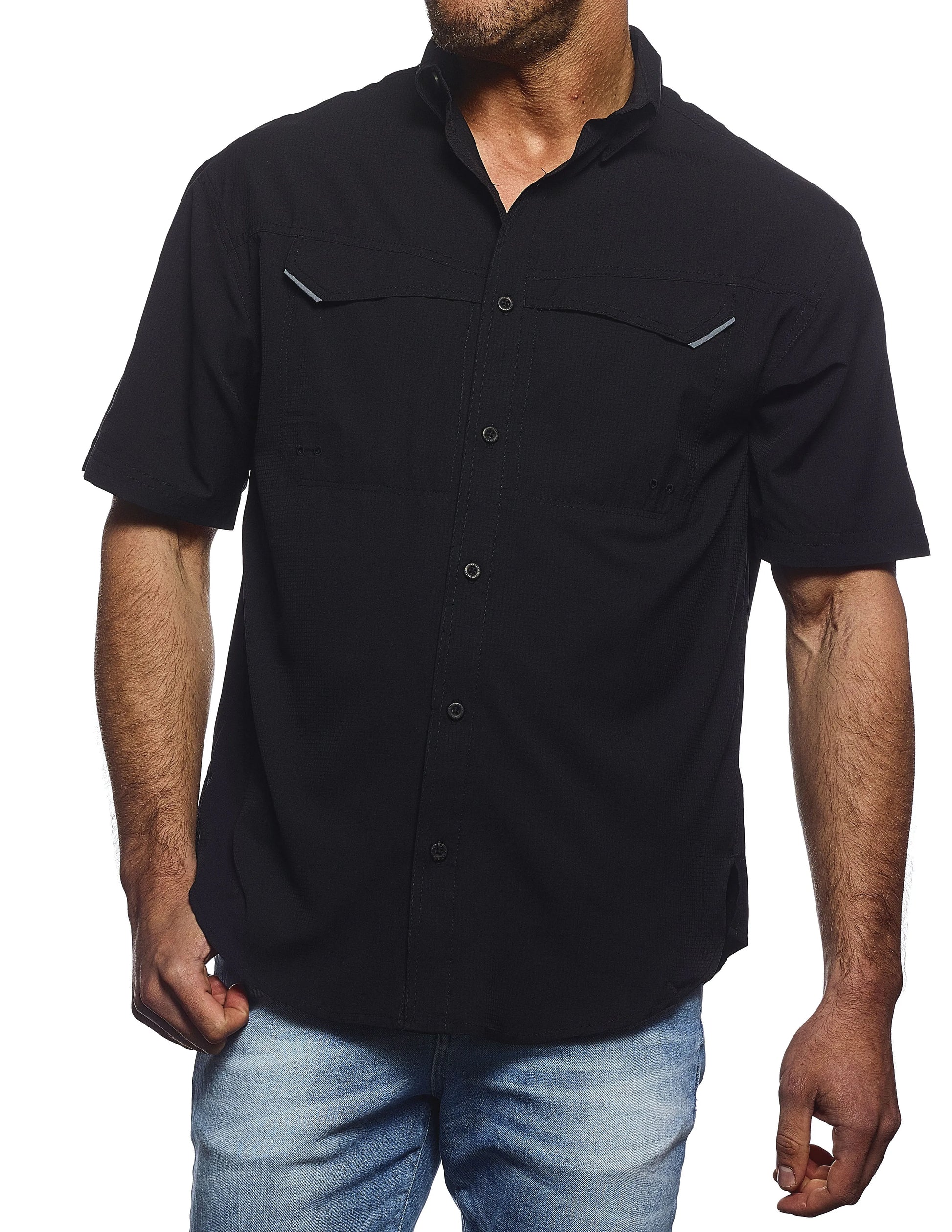 Pro Celebrity Men's Short Sleeve Pro Fishing Shirt - Basics Clothing Store